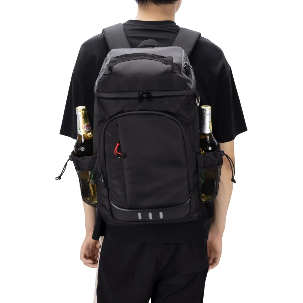 New Picnic Cooler Bag Large Capacity Camping Meal Hikking Thermal Backpack with Bottle Opener Leakproof Insulated  Lunch Bag thumbnail 4
