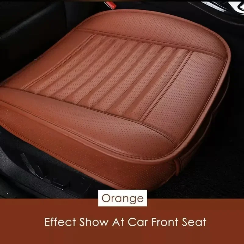 Universal Car Seat Cover Breathable PU Leather Pad Mat For Auto Chair Cushion Car Front Seat Cover Four Seasons Anti Slip Mat thumbnail 5