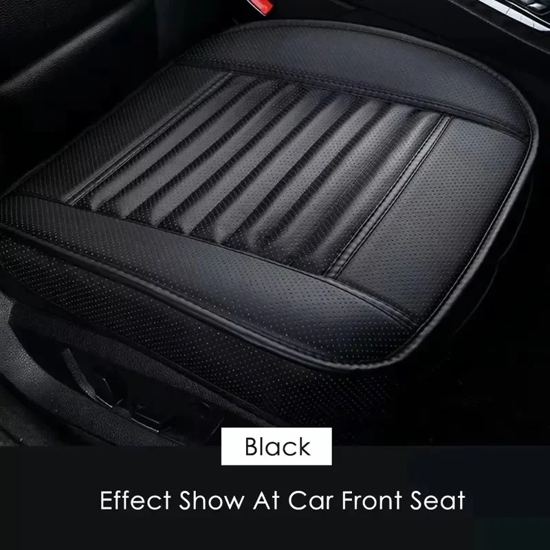 Universal Car Seat Cover Breathable PU Leather Pad Mat For Auto Chair Cushion Car Front Seat Cover Four Seasons Anti Slip Mat thumbnail 2
