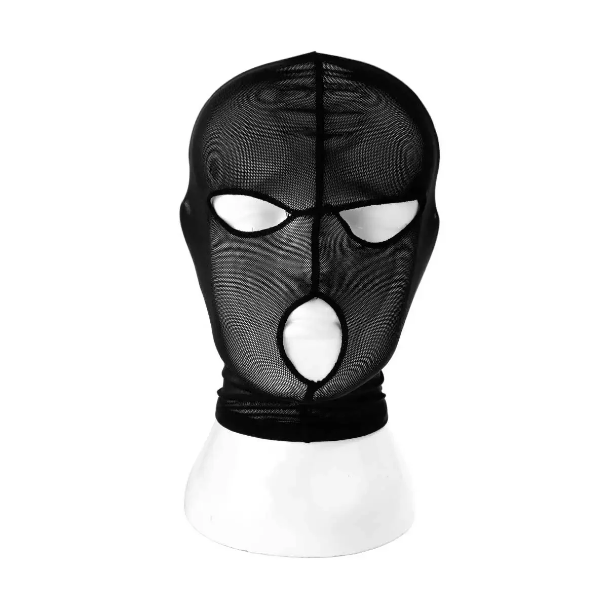 Bdsm Bondage Full Head Mask Sex Toys Unisex Blindfold Eye Mask Elastic Sexy Masks Couples Cosplay Erotic Headgear Accessories thumbnail 2