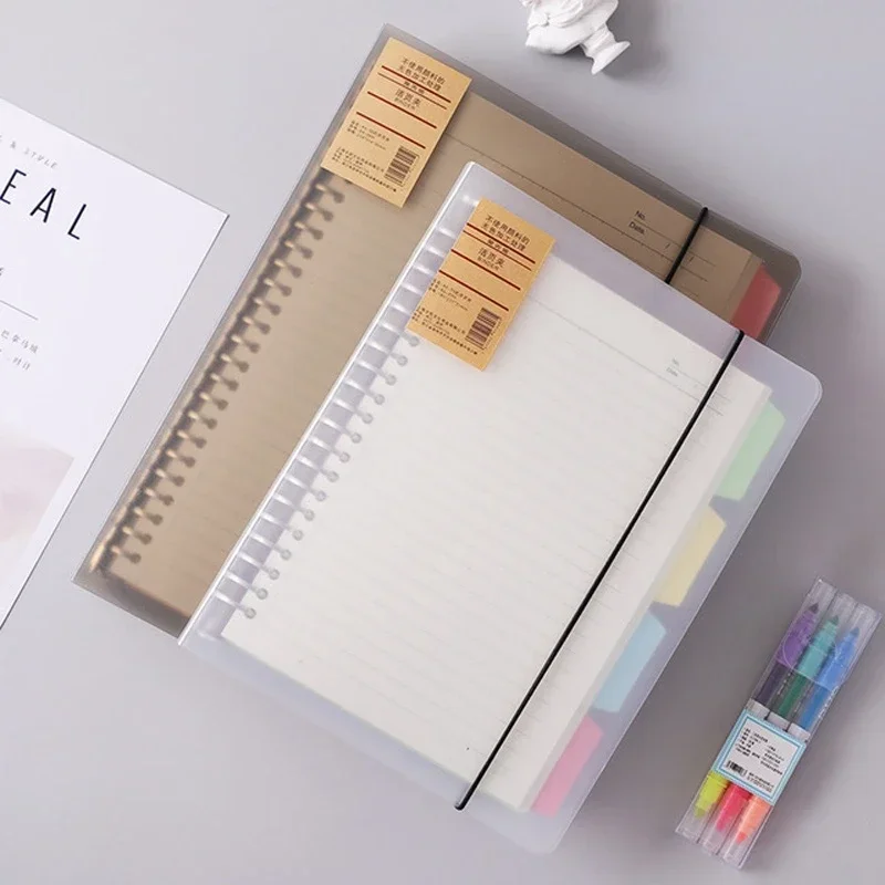 60 sheets of loose-leaf suit notebook detachable notebook simple notepad teacher office writing school supplies stationery cute thumbnail 3