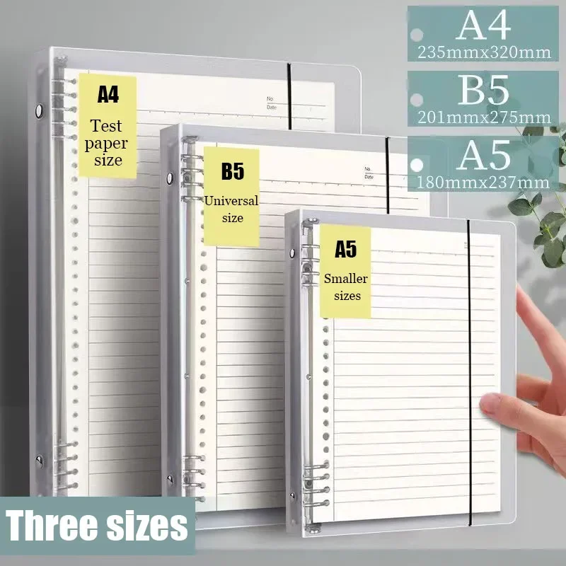 60 sheets of loose-leaf suit notebook detachable notebook simple notepad teacher office writing school supplies stationery cute thumbnail 2
