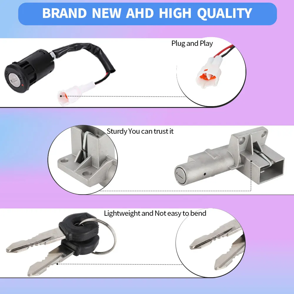 Motorcycles Accessories Key Set Ignition Switch Lock Key Set Kit For Sur Ron S X Lightbee Light Bee S X Electric Bike Off-Road thumbnail 2
