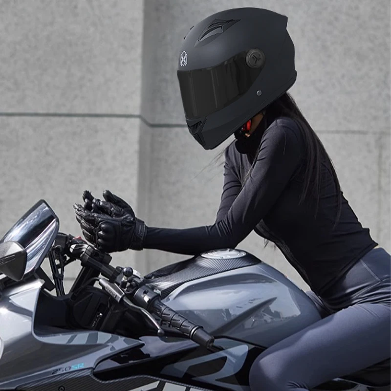 Double Visor  Motorcycle Helmet Racing Helmets Safety  Unisex Motorbike Sports helmet Full Face  Winter Warm with thumbnail 2
