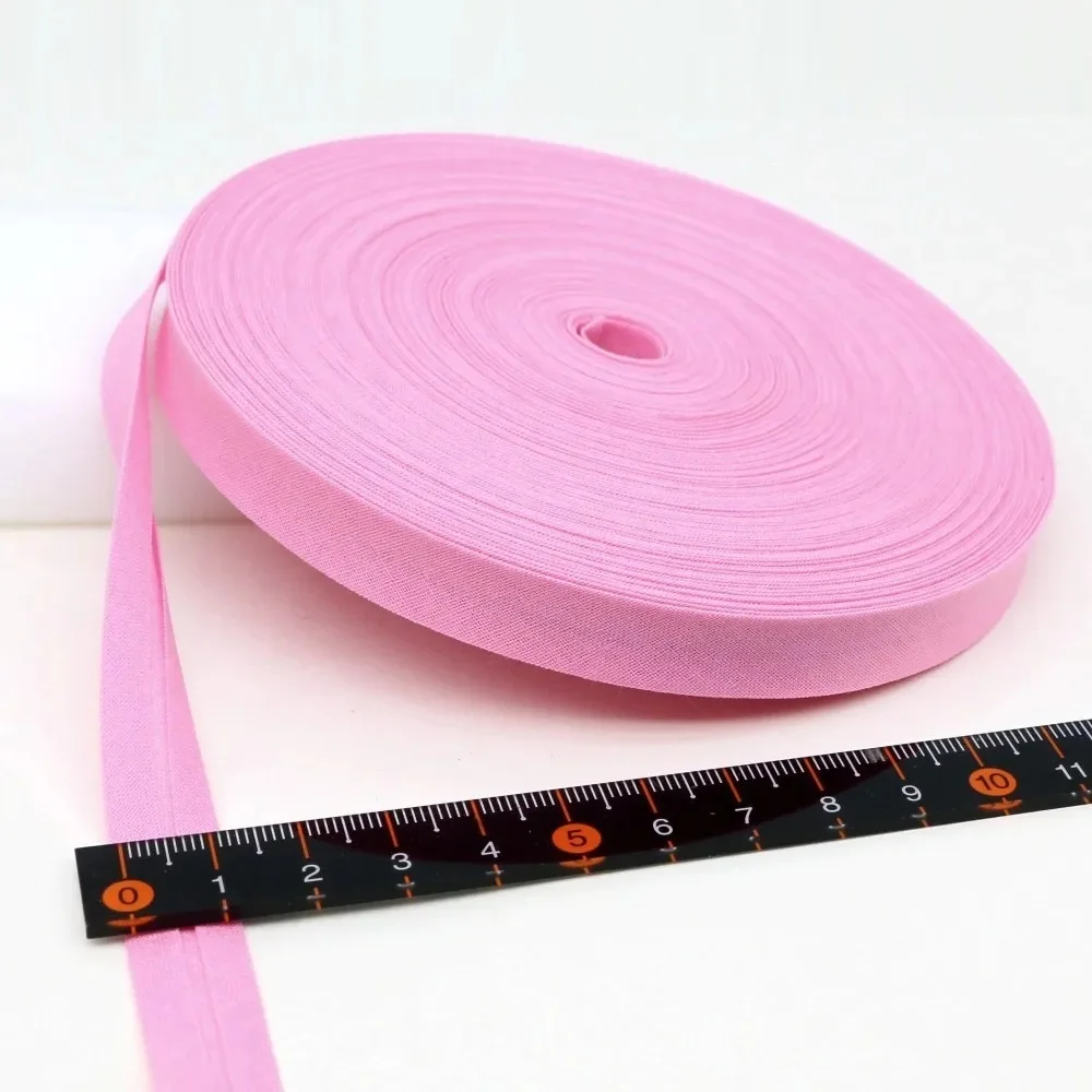 12mm(1/2") Narrow Ironed Single Folded Cotton Solid Color Bias Binding Tape Diy Ribbon Garment Quilt Craft Sewing Accessories thumbnail 4