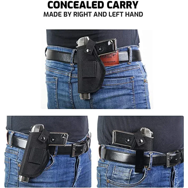 Outdoor Molle Hunting Holster Nylon Concealed Gun Pouch for Glock Sig Sauer Beretta Kahr Bersa IWB Holster Hunting Equipment thumbnail 5