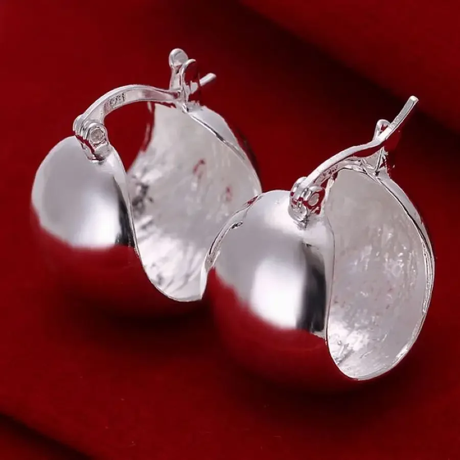 Fine 925 sterling silver earrings wedding high quality popular product fashion women party Earring Jewelry thumbnail 5