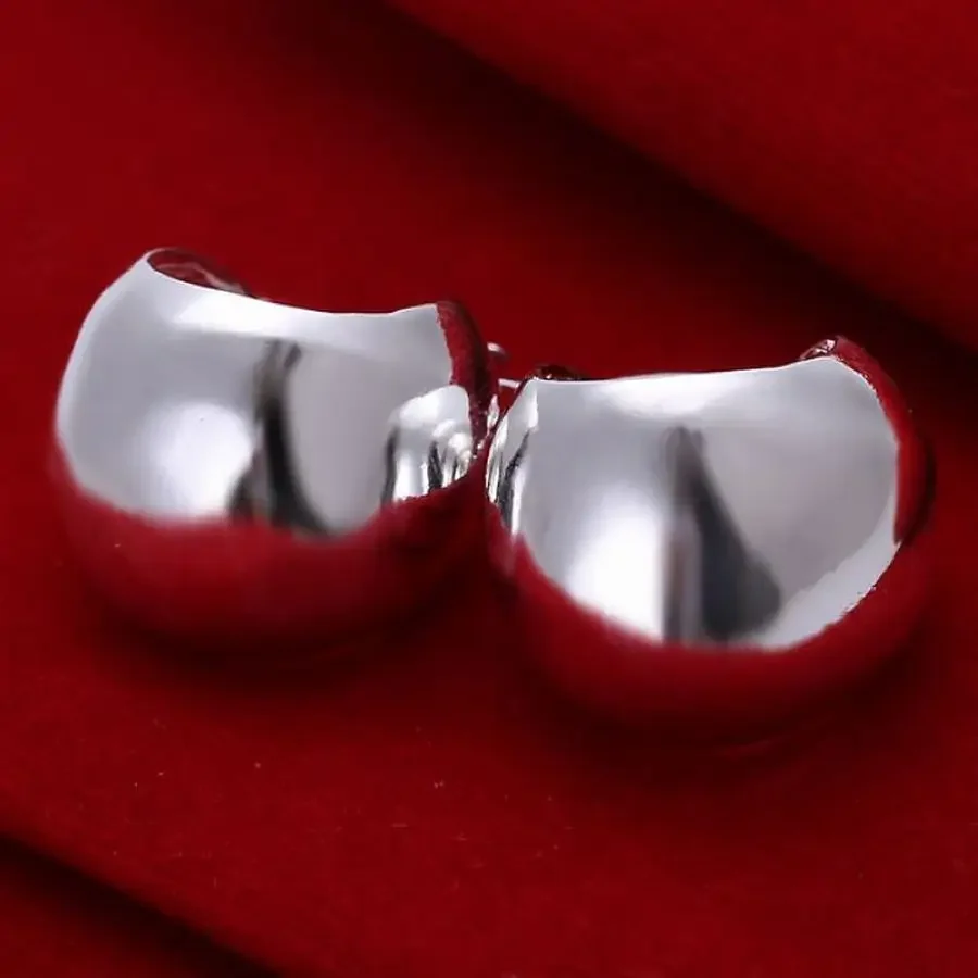 Fine 925 sterling silver earrings wedding high quality popular product fashion women party Earring Jewelry thumbnail 2