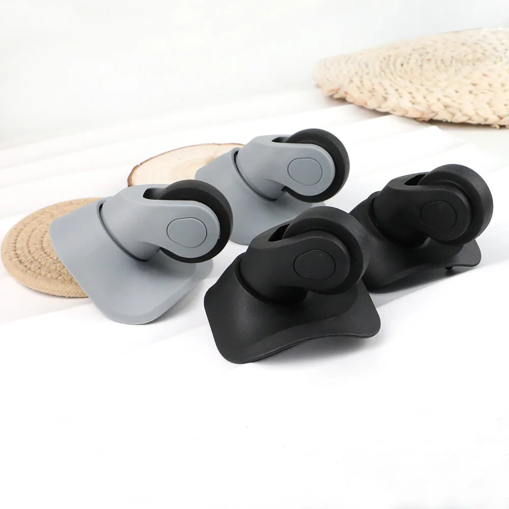 1 Pair Replacement Luggage Wheels For Suitcases Silent Luggage Spinner Caster A08 Rubber Wheels High Quality Trolley Accessories thumbnail 6
