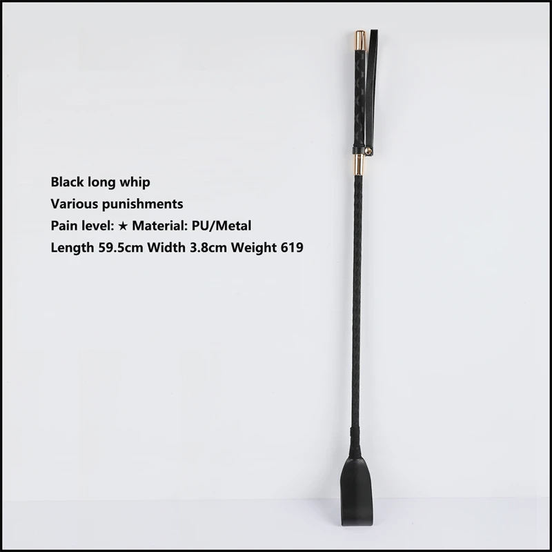 Adult Sex Toys PU Horse Tassels Whip BDSM Equestrian Whips Sex Games for Couple Spanking Paddles Racket Training Beat thumbnail 2
