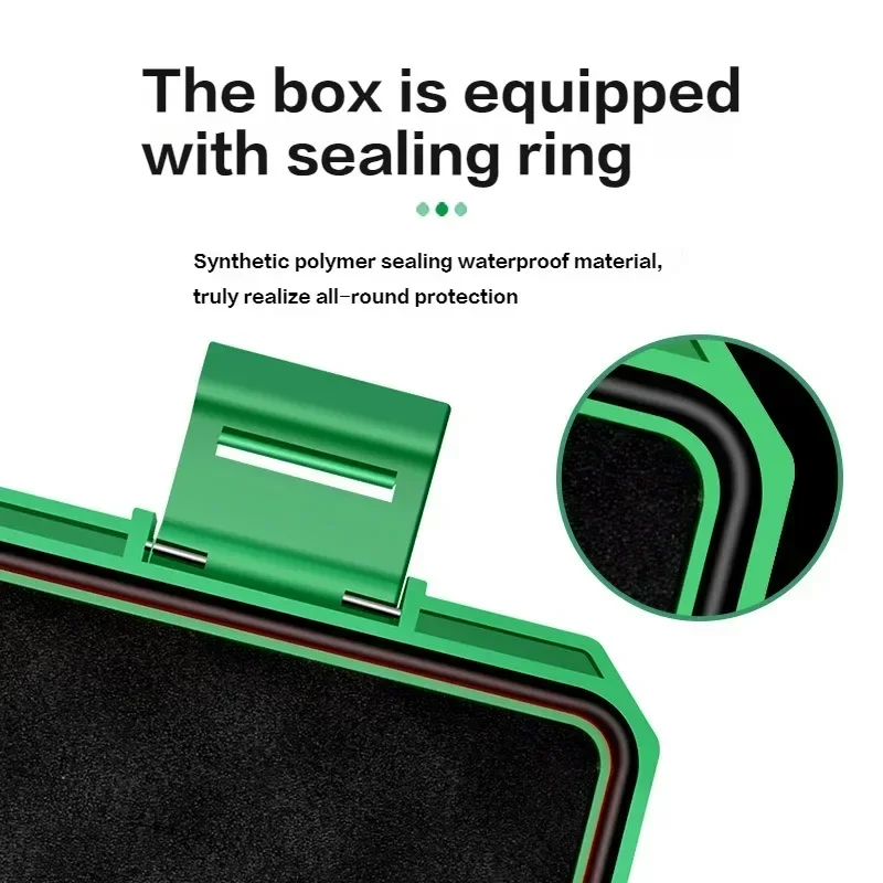 BaoLian Waterproof Sealed Small Precision Instrument Parts Tool Storage Box Safety Protection Box Small Size Toolbox thumbnail 2