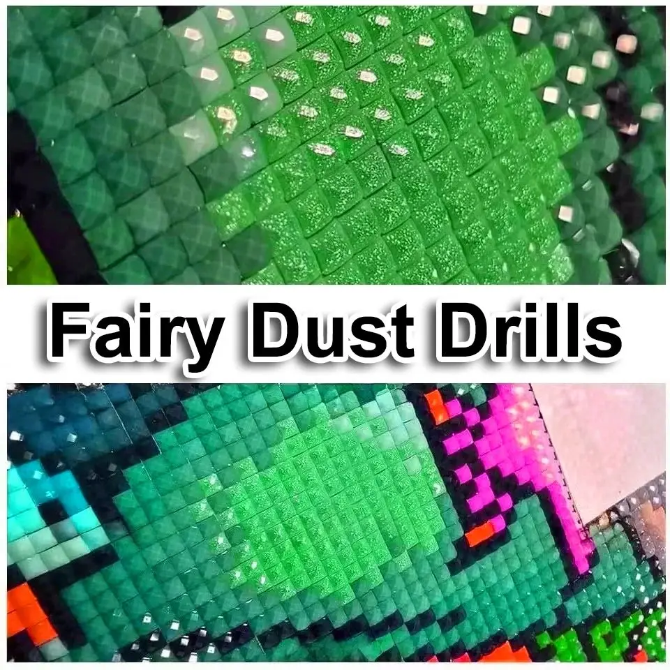 Cartoon Landscape 120 Colors AB Fairy Dust Diamond Painting Bookshelf Magical World Mosaic 5D DIY Crafts Arrival Set Home Decor thumbnail 2