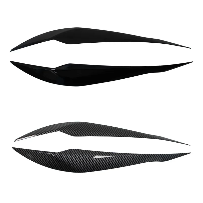 Gloss ABS Headlight Eyebrow Eyelid for BMW F30 Sedan 2012-2015 320i 328i 335i F80 M3 2014-2018 F31 Touring 2013-2015 320i 328i thumbnail 3