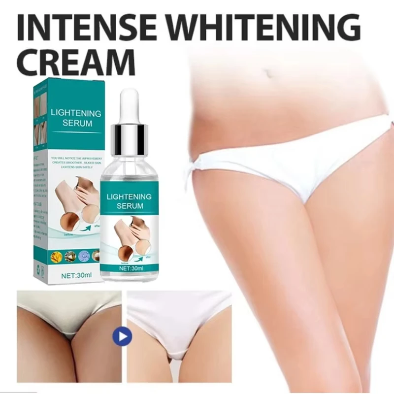 Skin Whitening Serum Private Parts Underarm Bleaching Serum Whiten Butt Knee Brighten Inner Thigh Arm Body Remove Dark Melanin thumbnail 2