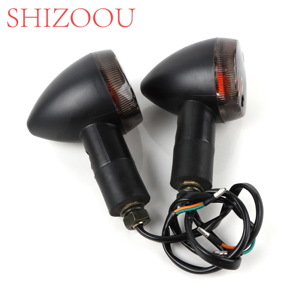 Turn Signals Universal Motorcycle Turn Signal Light Blinker Flashing Lights For HONDA Shadow RS 750 VT750RS Shadow Sabre 1100 thumbnail 2