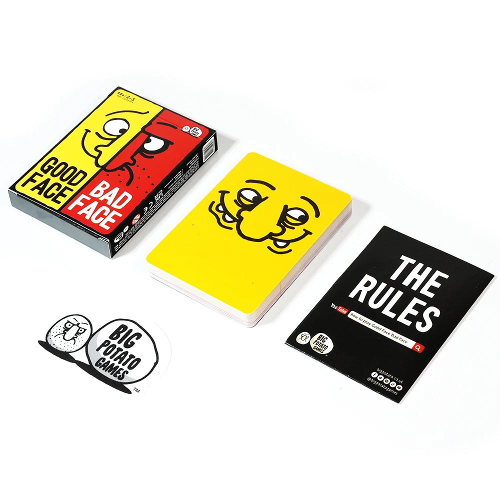Good Face Bad Face Card Game Hilarious Party Travel Game for Family thumbnail 6