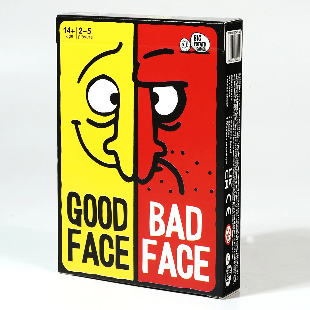 Good Face Bad Face Card Game Hilarious Party Travel Game for Family thumbnail 2