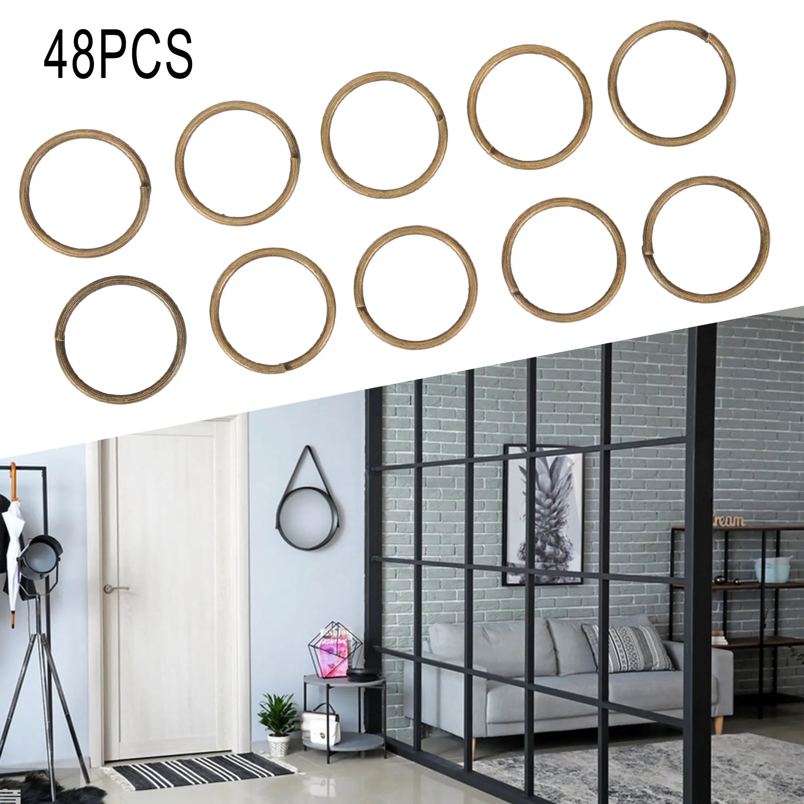High Quality Hanging Room Divider Hanging Screen Ornament Decor Decorative Room Decoration Waterproof Hollow Design Dining Room thumbnail 3