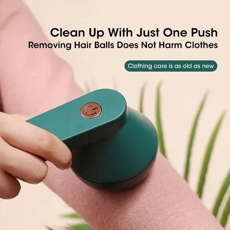 Hair Ball Trimmer Fabric Shaver Lint Remover Upgraded 6 Blade Design Fuzz Shaver Rechargeable for Travel Home Type C Charging thumbnail 2