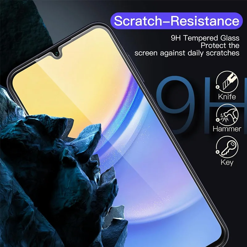 9H Screen Protector for Samsung A15 A16 A56 A36 A17 A14 A25 A24 A55 A53 A52 A57 A37 A34 A35 Tempered Glass Samsung Galaxy A15 thumbnail 2