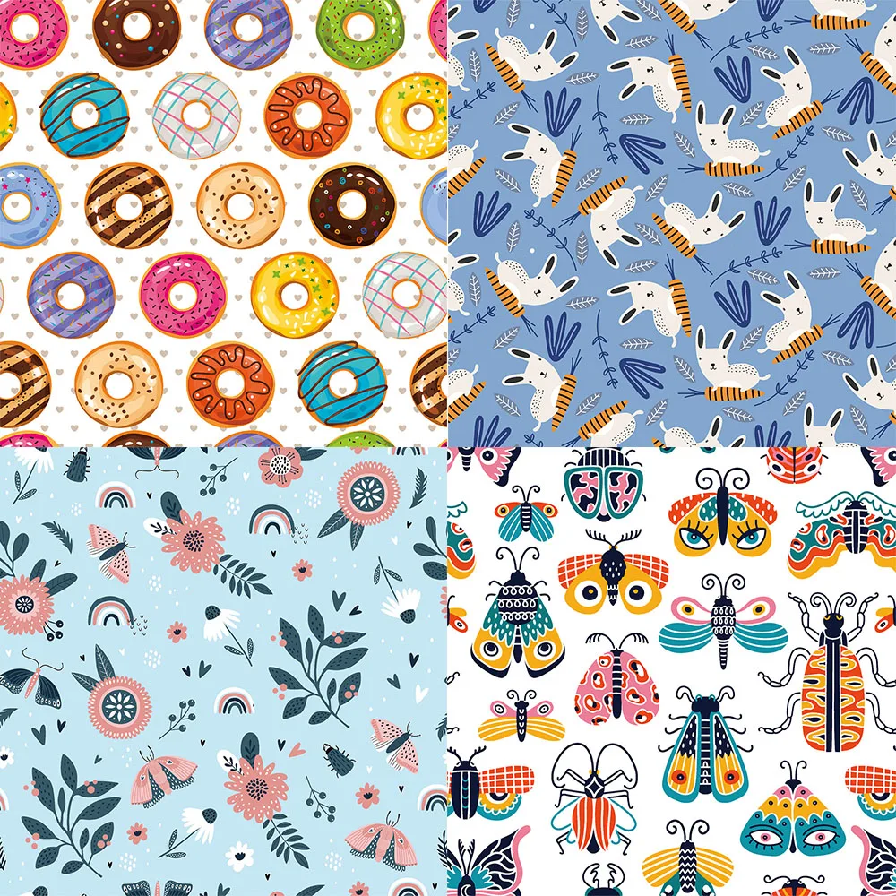 1Mx1.5M Pul Fabric Waterproof Washable TPU Handmade Polyester Fabric By The Meter Fashion DIY Cloth Diaper Material for Kids