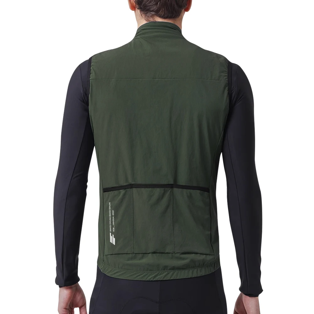 BCBE-ING Men Cycling Vest Sleeveless Windproof Cycling Gilet Lightweight Breathable Bike Vest YKK Zip Chaleco Ciclismo Hombre thumbnail 3