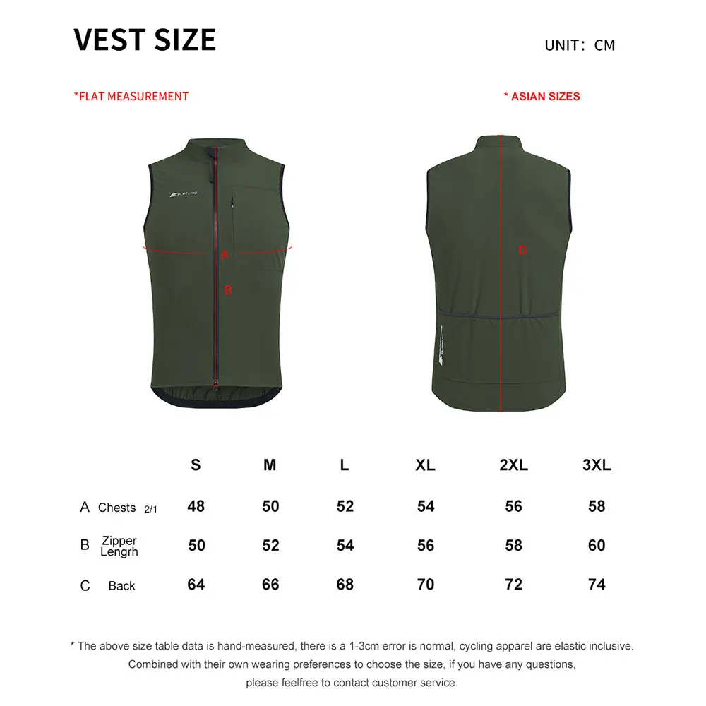 BCBE-ING Men Cycling Vest Sleeveless Windproof Cycling Gilet Lightweight Breathable Bike Vest YKK Zip Chaleco Ciclismo Hombre thumbnail 6