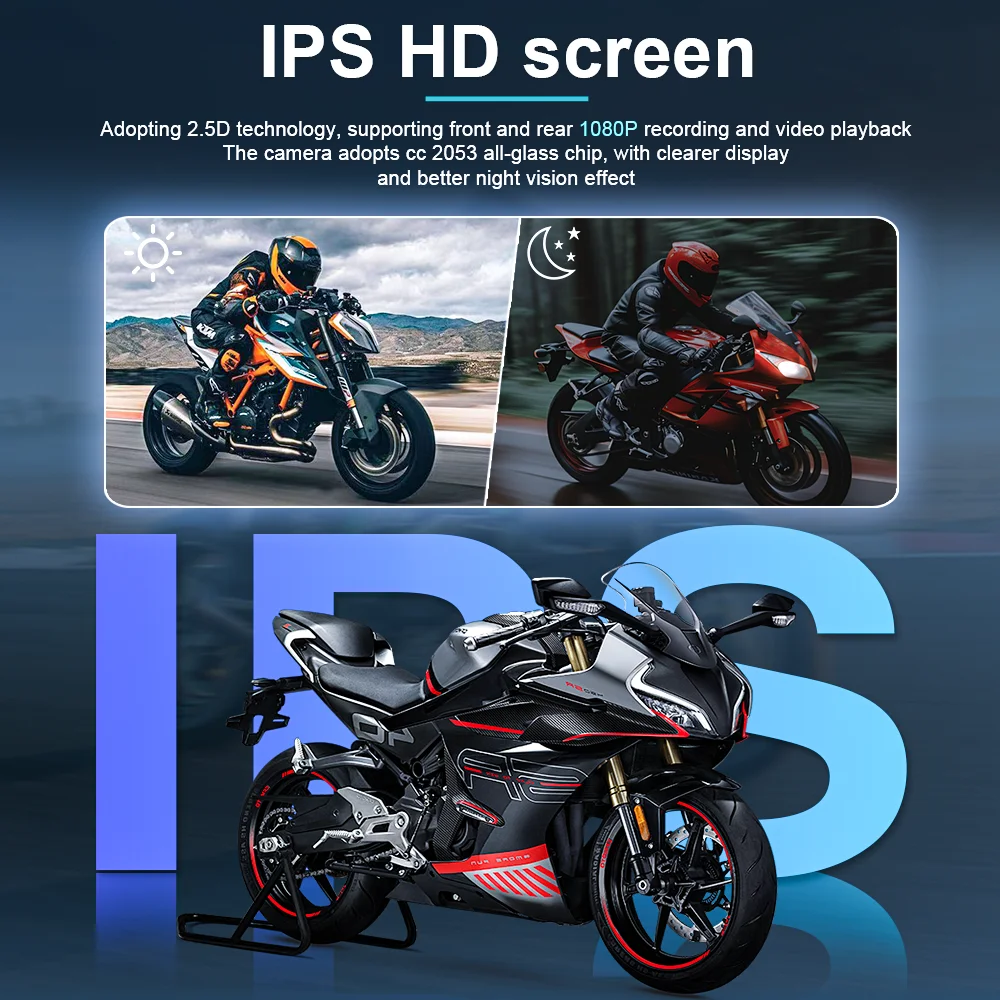 6inch Motorcycle Navigation Smart Screen Wireless Apple Carplay Portable Waterproof Display AndroidAuto GPS Screen PND Player thumbnail 4