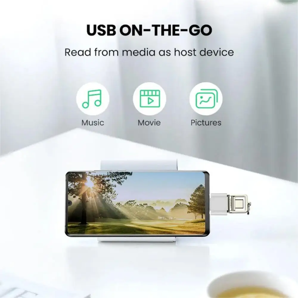 Mini Type-C  to USB Adapter 3.0 USB-C  Male OTG A Female Data Connector For MacBook ProiPadMini 6/ProMacBookAirType CDevice thumbnail 3