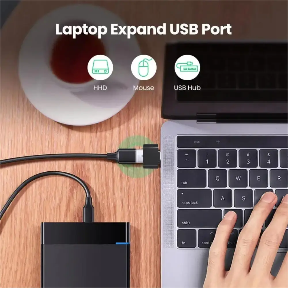 Mini Type-C  to USB Adapter 3.0 USB-C  Male OTG A Female Data Connector For MacBook ProiPadMini 6/ProMacBookAirType CDevice thumbnail 4