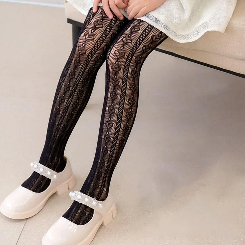 Girl Mesh Pantyhose, Fashion Nylon Girls Stocking,  Elasticity Girl Gift Children's Tights Children thumbnail 5