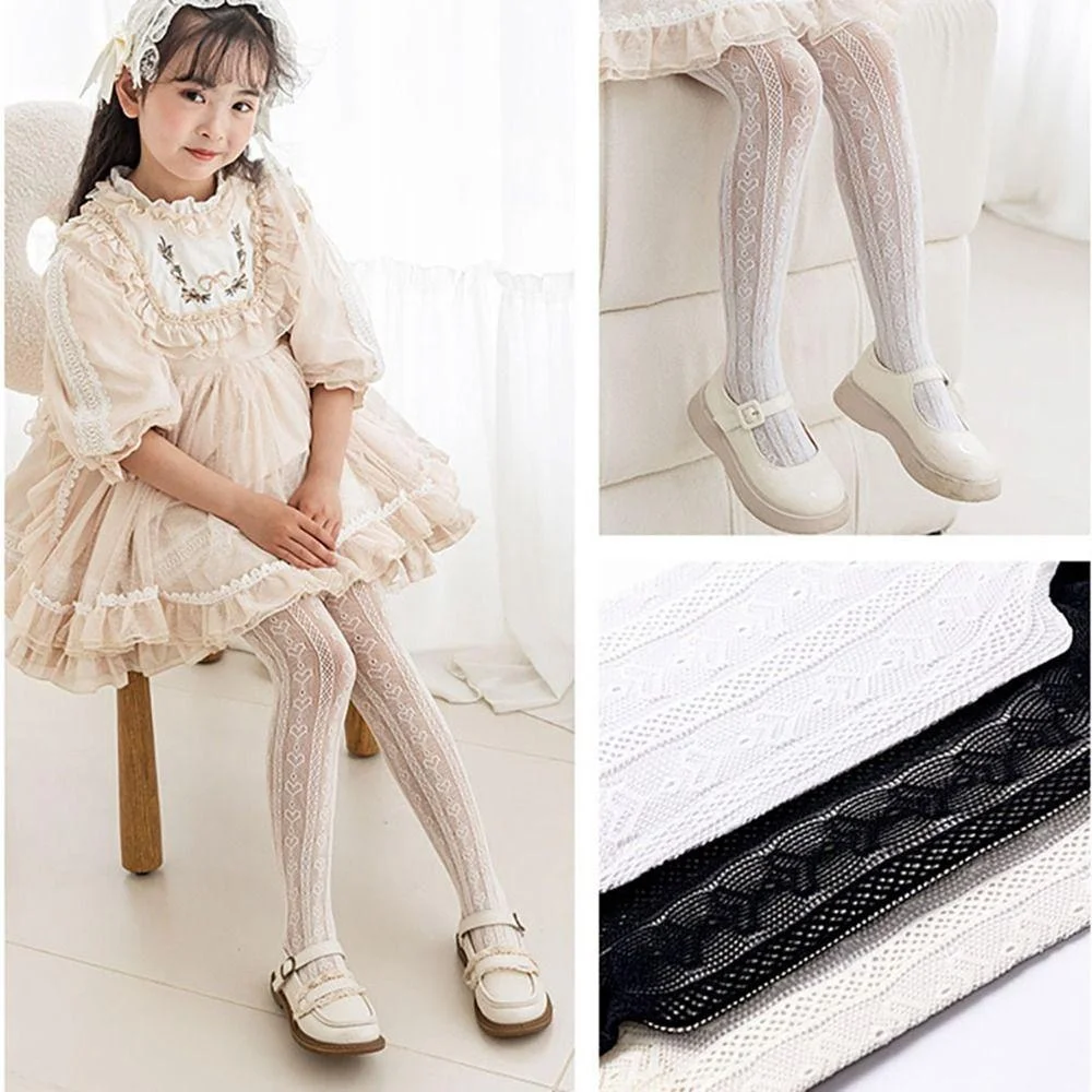 Girl Mesh Pantyhose, Fashion Nylon Girls Stocking,  Elasticity Girl Gift Children's Tights Children thumbnail 4