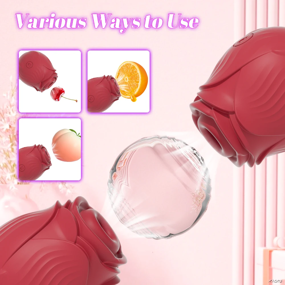 Powerful Sucking Vibrator for Women Vacuum Clitoris Stimulator Female Oral Nipple Clit Sucker Vibrating Adults Sex Rose-Toys thumbnail 3