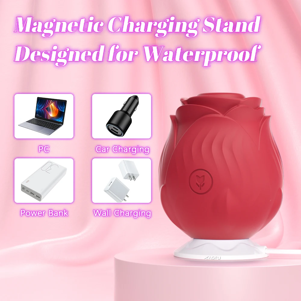 Powerful Sucking Vibrator for Women Vacuum Clitoris Stimulator Female Oral Nipple Clit Sucker Vibrating Adults Sex Rose-Toys thumbnail 5