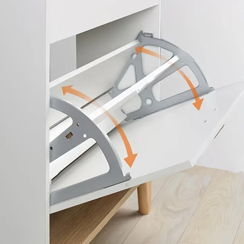 Hot Selling Flip Shoe Cabinet Accessories Stainless Steel Thickened Shoe Cabinet Accessories Hardware Hidden Flip Rack thumbnail 3