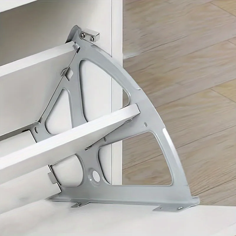 Hot Selling Flip Shoe Cabinet Accessories Stainless Steel Thickened Shoe Cabinet Accessories Hardware Hidden Flip Rack thumbnail 4