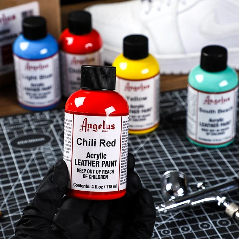 Angelus Acrylic Leather Paint 118ml/4oz Changed Custom-made Hand Painted Graffiti Bag Shoes Paint Without Fading Shoe Culture thumbnail 3