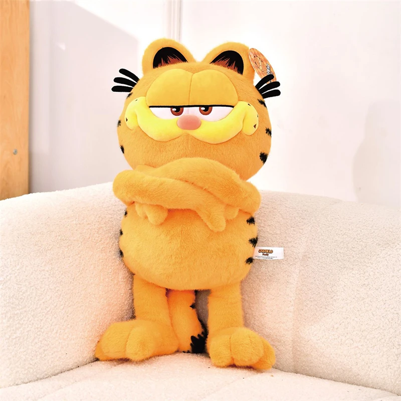 Original GARFIELD FAMILY Kawaii Soft Plush Toys Cute Cartoon Garfield Cat Odie Stuffed Animals Peluche Dolls Birthdays Gifts Kid thumbnail 4