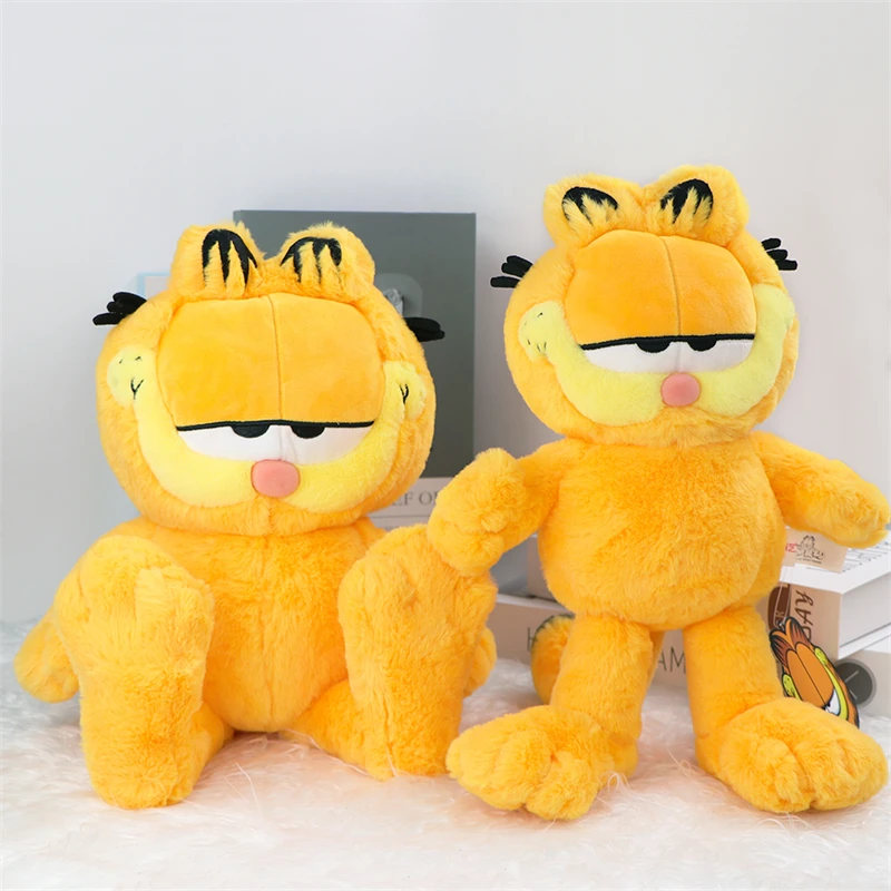 Original GARFIELD FAMILY Kawaii Soft Plush Toys Cute Cartoon Garfield Cat Odie Stuffed Animals Peluche Dolls Birthdays Gifts Kid thumbnail 3