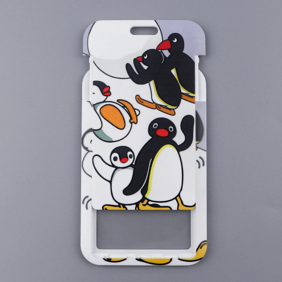 Lovely Penguin Lanyard Credit ID Badge Holder Key Rings Bag Student Travel Bank Bus Business Card Cover Keychain thumbnail 4