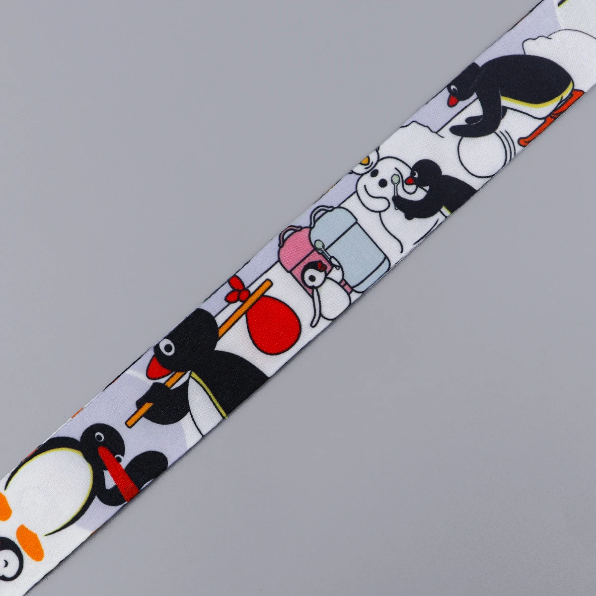 Lovely Penguin Lanyard Credit ID Badge Holder Key Rings Bag Student Travel Bank Bus Business Card Cover Keychain thumbnail 5
