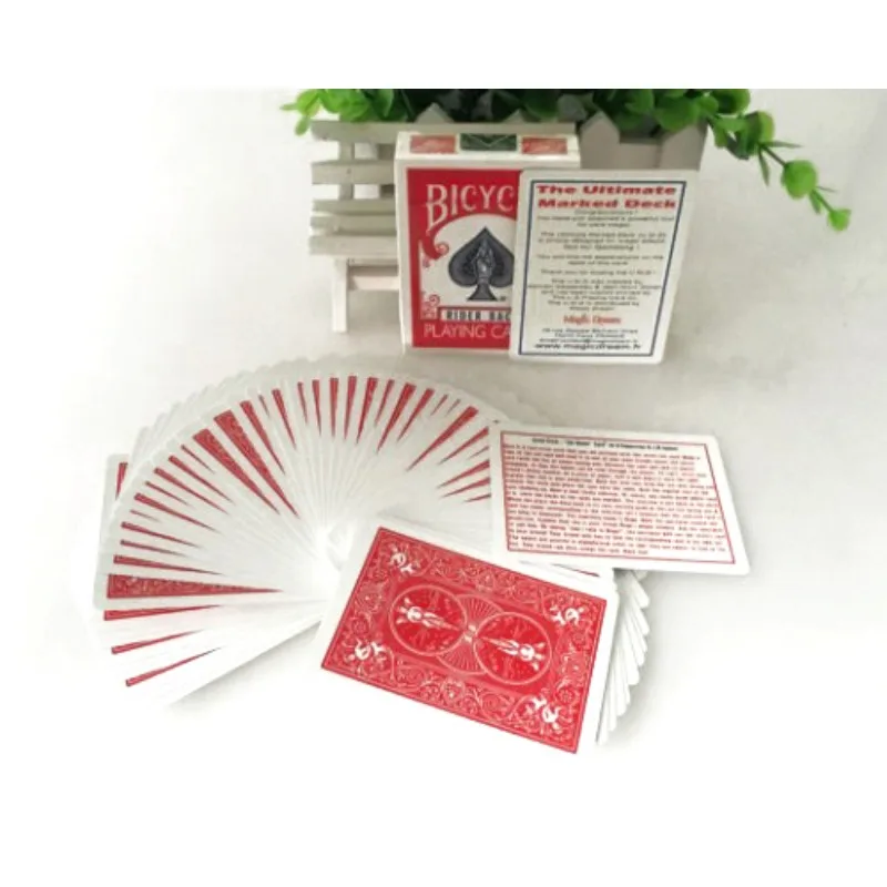 Ultimate Marked Deck (Bicycle) Poker Card Games Magic Tricks Poker Close Up Street Magic Props for Professional Magician Classic thumbnail 4