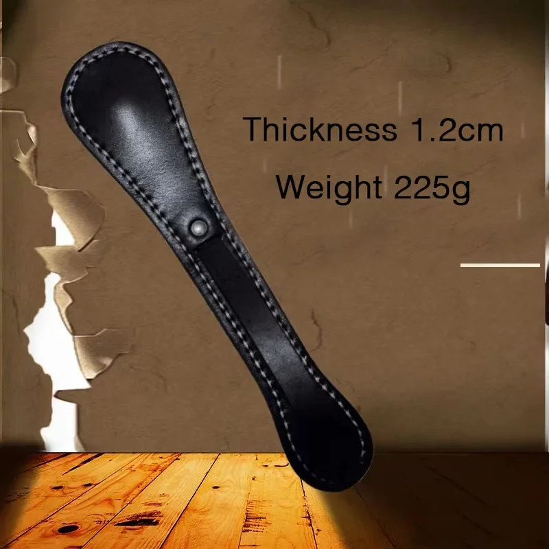 Classic Boston Leather Racket Multi-function Self-defense Cowhide Contains Lead Block Portable Tactical Tool thumbnail 5