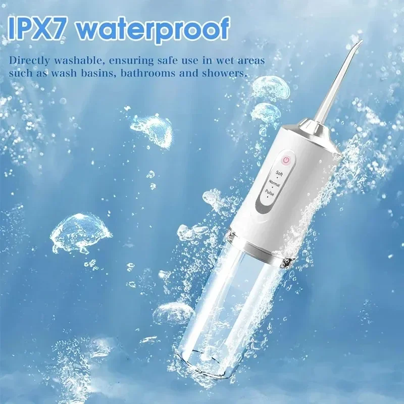 Professional Flossing Cordless Travel Electric 360 Rotating Nozzle Ipx7 1200mah Waterproof Oral Irrigator Water Dental Flosser thumbnail 6