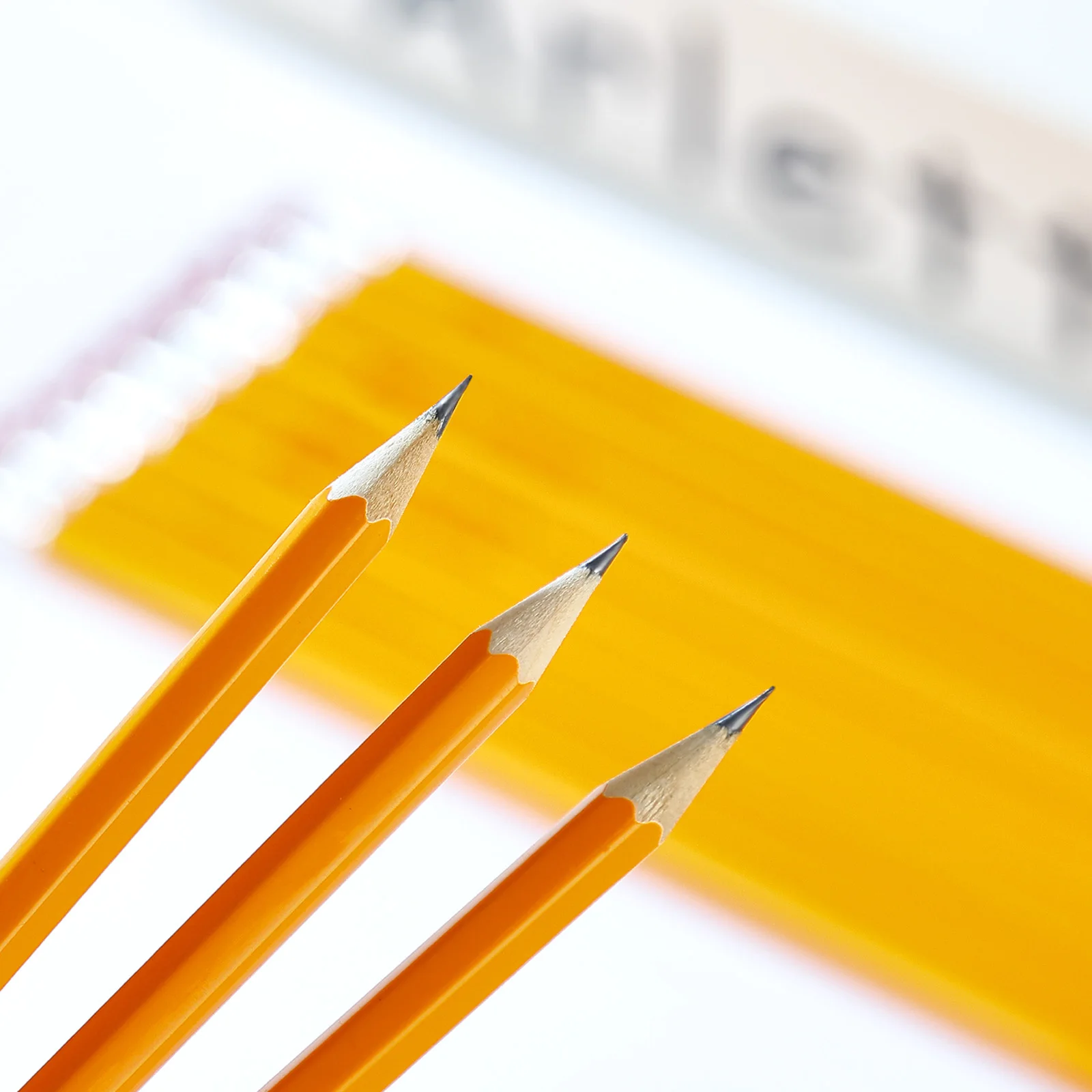 150/100/50/30 Pcs Yellow Pencils Bulk Wood Pencils with Erasers 2 HB Pencil Wood Cased for for School Writing, Drawing Sketching thumbnail 3