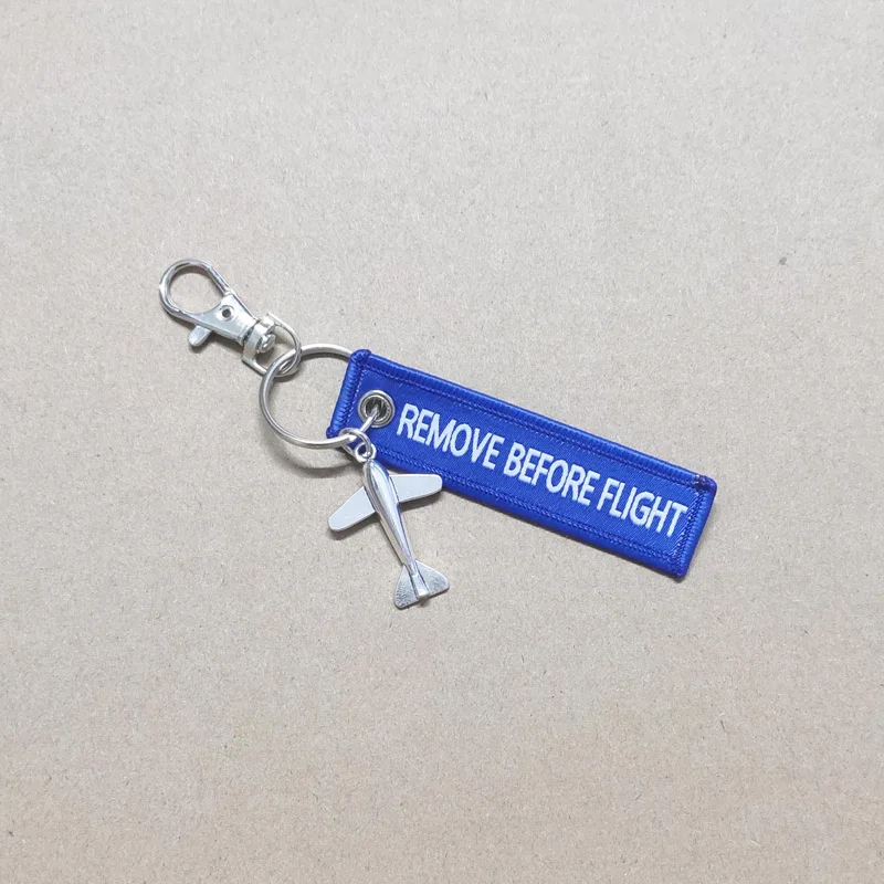 18 Styles Small Airplane Aviation Flight Keychain Remove Before Flight Men Motorcycle Keychains Women Bag Key Ring Luggage Label thumbnail 4