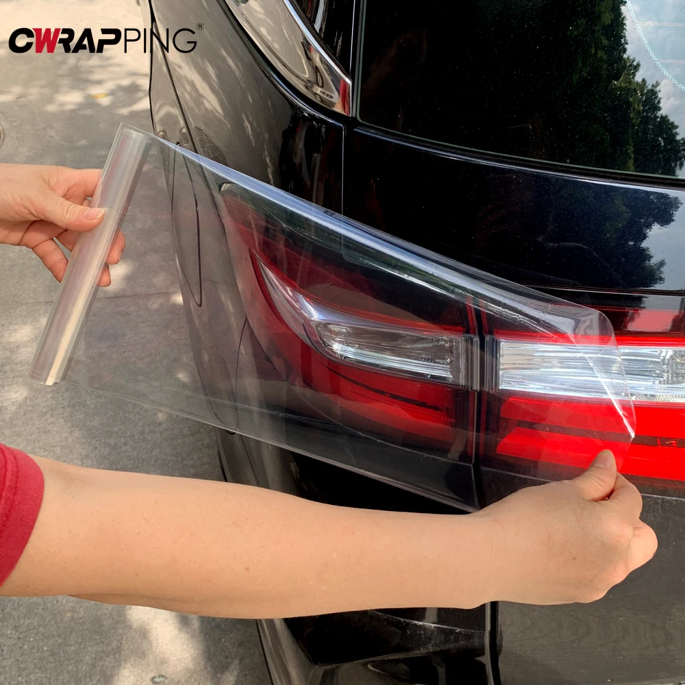 PVC Car Anti Scratch Protective Film Car Bumper Hood Paint Transparent Protection Clear Film Adhesive Stickers Auto Accessories
