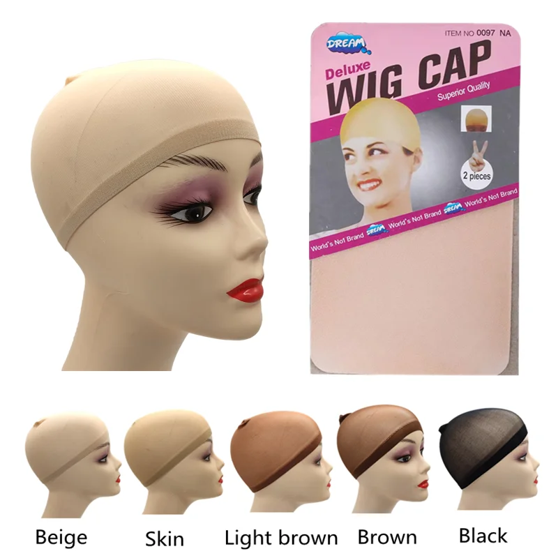1/6/12bags Ventilated Nylon Mesh Nude Stocking Wig Cap Hairnets Stretchy Close End Super Extra Thin Skin Breathable Wig Cap thumbnail 4