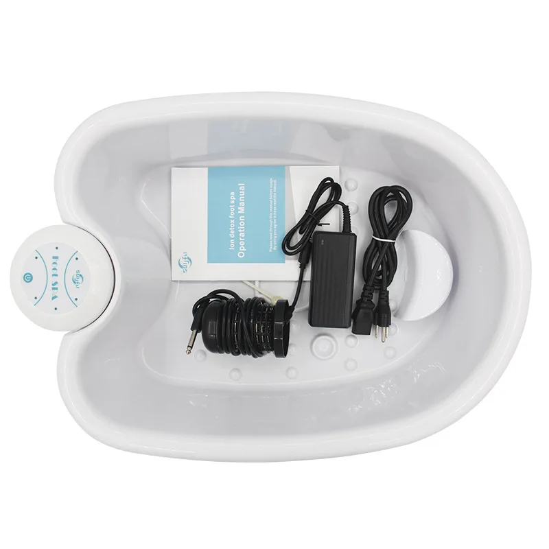 Ionic Detox Foot Bath Massage Machine with Basin Electric Foot Spa Bath Massager Deep Tissue Clean Vibrant Vibration Care Arrays thumbnail 4