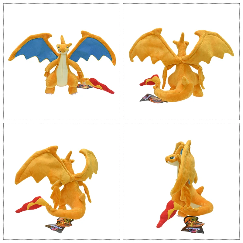 20cm Evolution Mega Charizard Y Plush Toy Doll Pocket Monster Anime Dragon Stuffed Toy Soft Peluche Animals Gift Kids thumbnail 6
